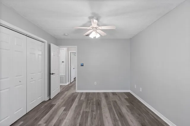 wooden floor in an empty room