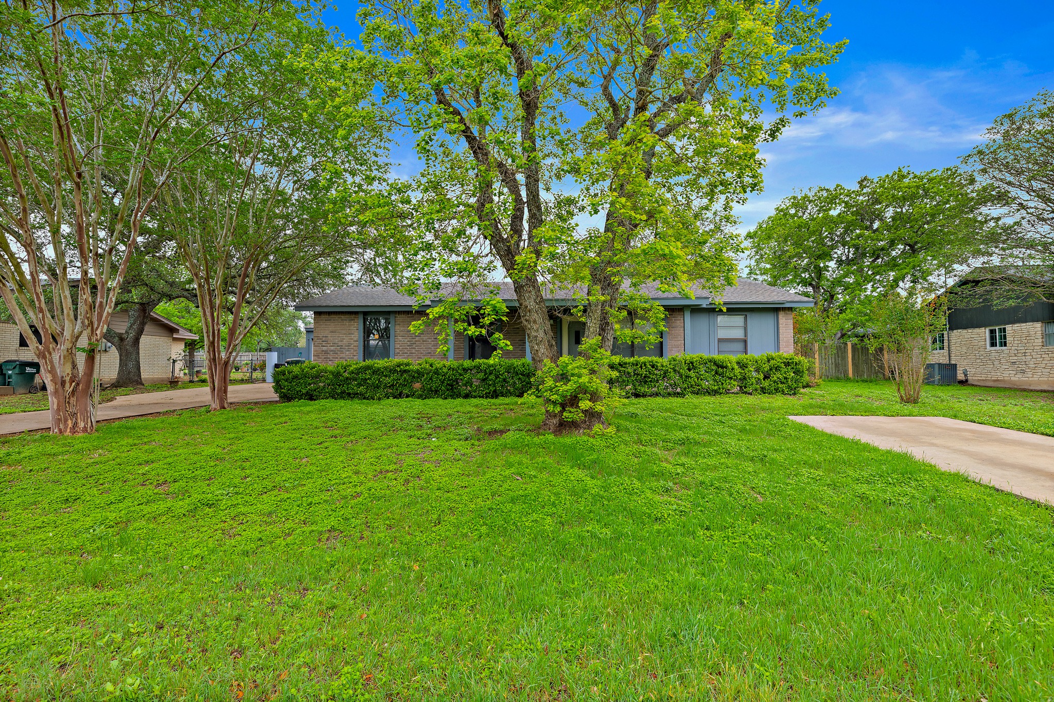 Set on nearly a third of an acre on a cul-de-sac street in Four Oaks, this single-story remodel brings the modern look you want with the space you usually have to hunt for.