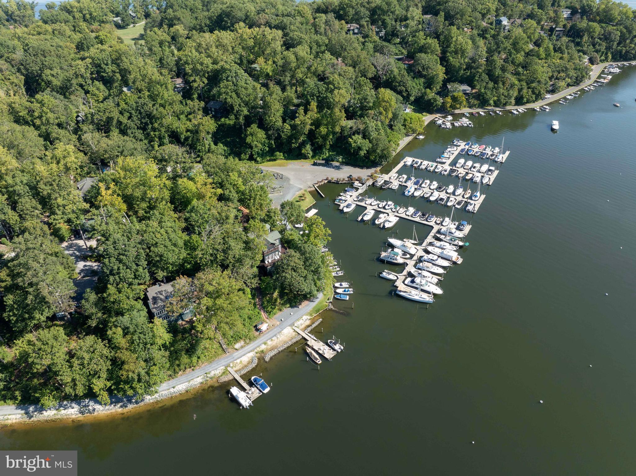 769 Robin Hood Road Annapolis, MD 21405 - Photo 51 of 79 Aerial view of marina