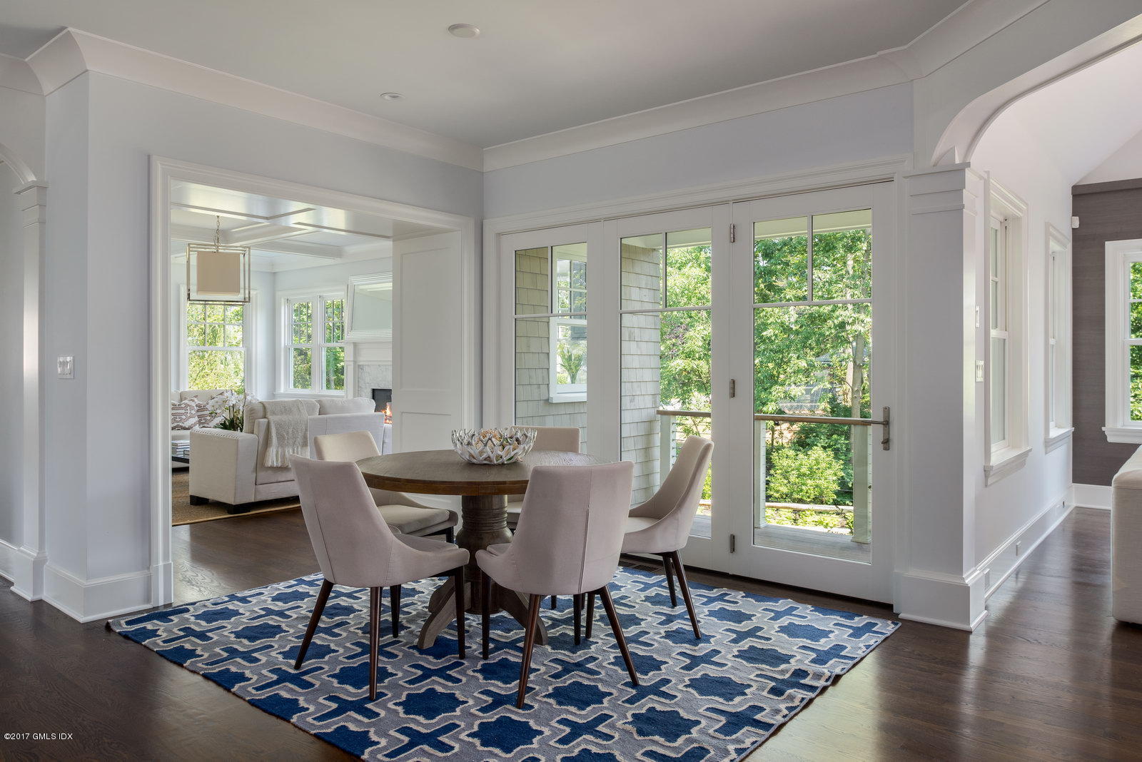 12 Ballwood Road Old Greenwich, CT 06870 - Photo 7 of 25 a view of a dining room with furniture and wooden floor