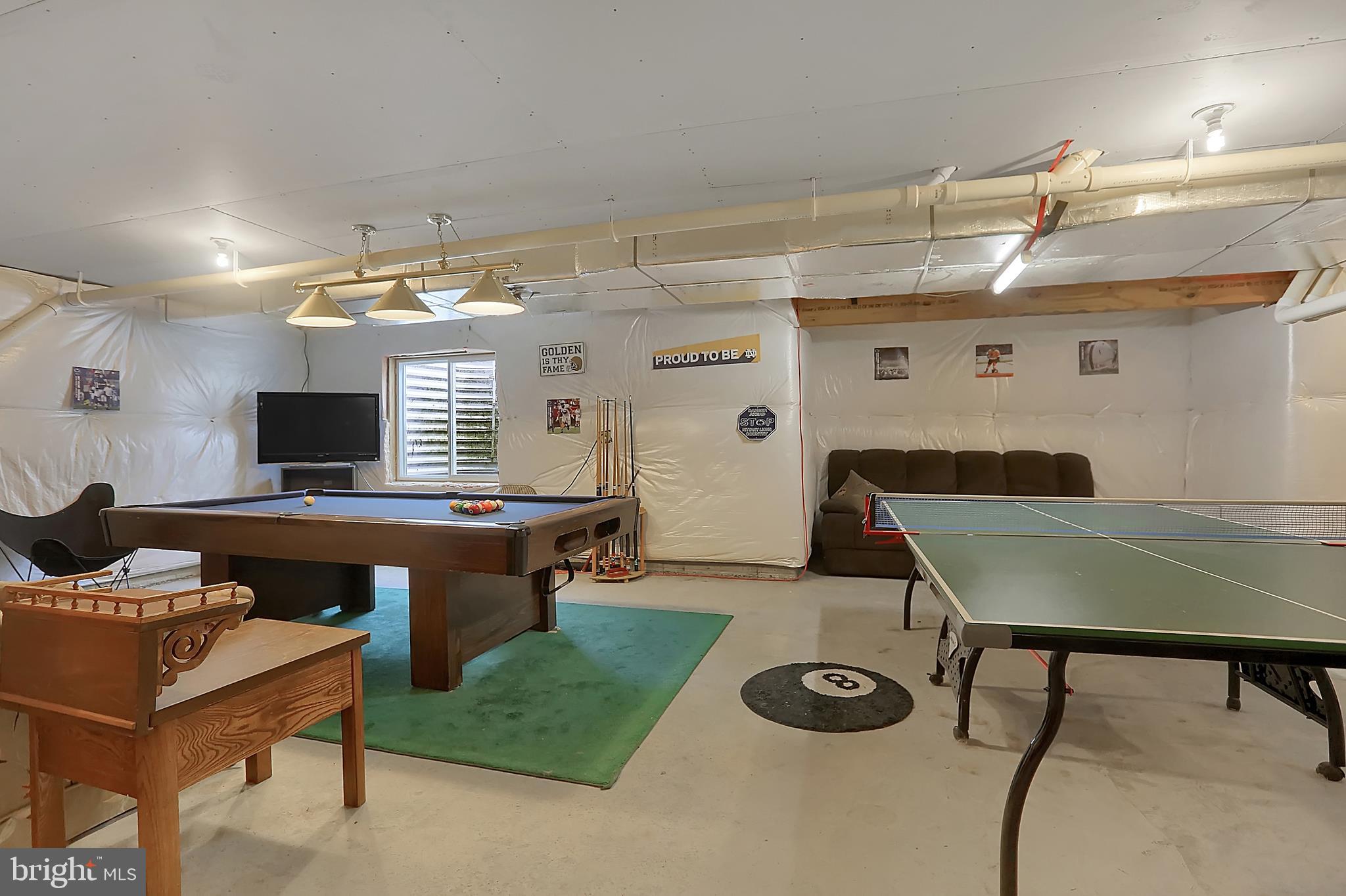 542 Princeton Road Harrisburg, PA 17111 - Photo 29 of 35 Lower Level Unfinished Game Room