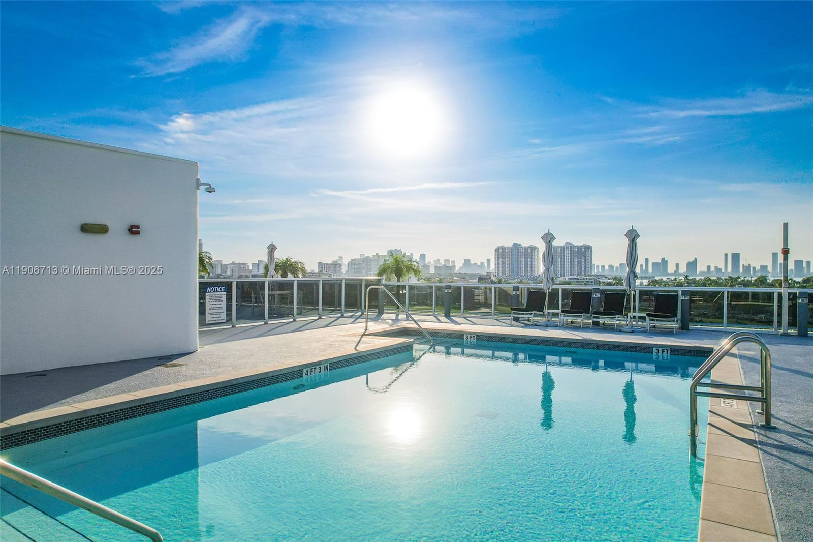 2001 Meridian Avenue, Unit 307 Miami Beach, FL 33139 - Photo 22 of 25 a view of swimming pool from a balcony