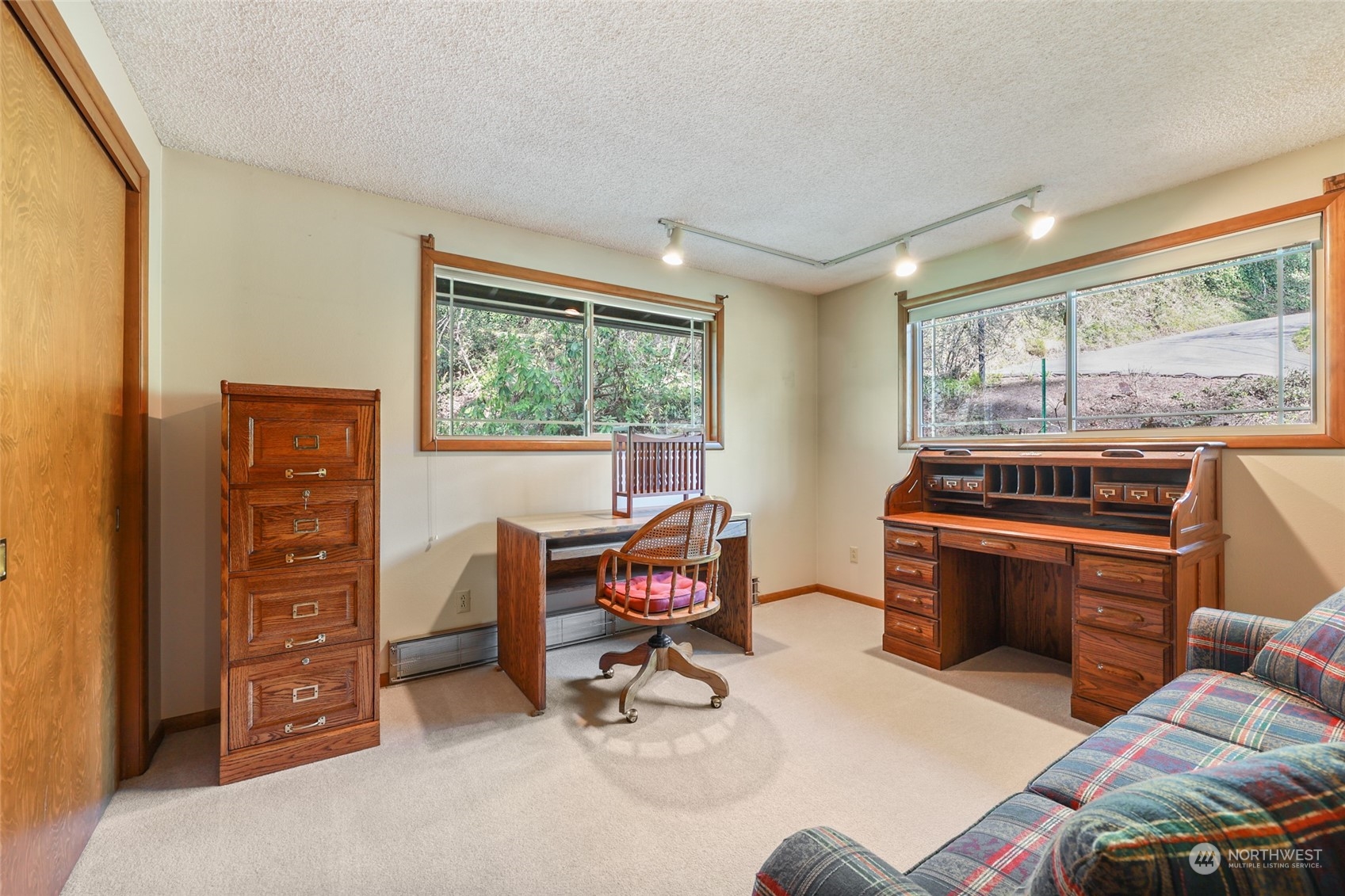 3545 Boston Harbor Road Northeast Olympia, WA 98506 - Photo 18 of 36 a view of workspace with furniture and window
