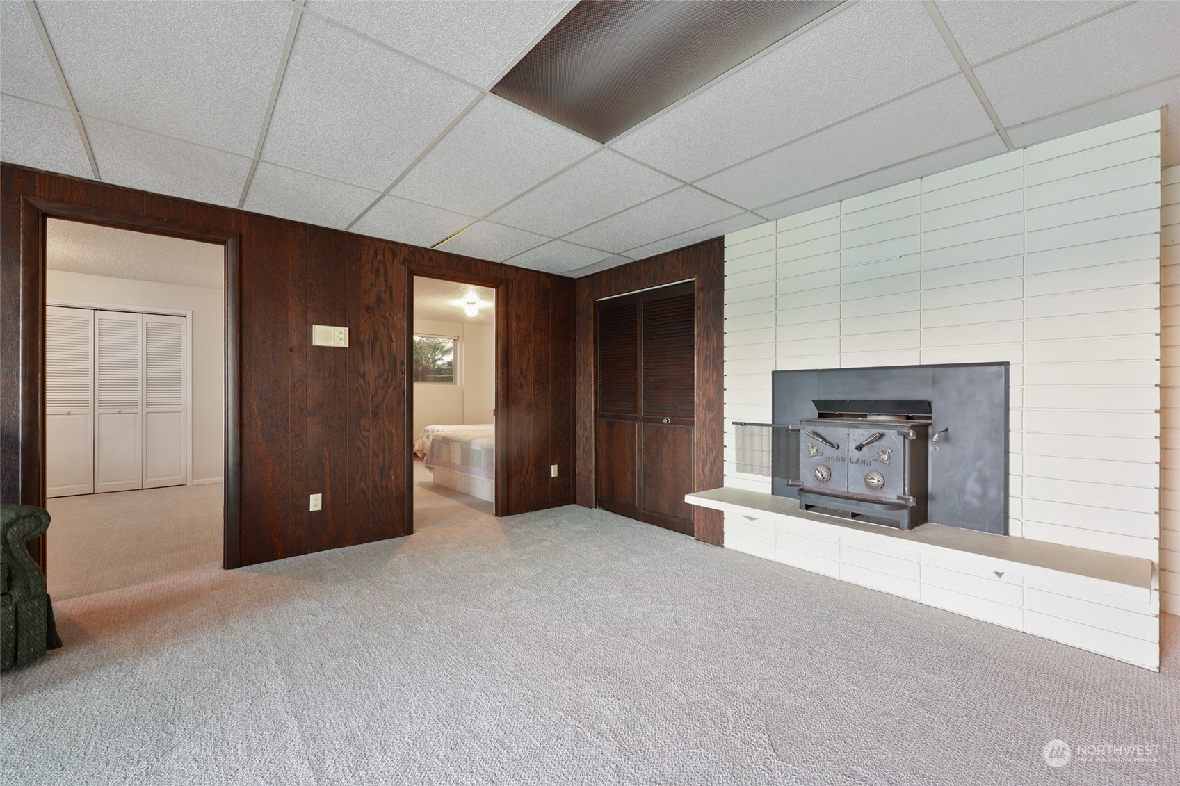 3545 Boston Harbor Road Northeast Olympia, WA 98506 - Photo 22 of 36 a view of an empty room with a fireplace
