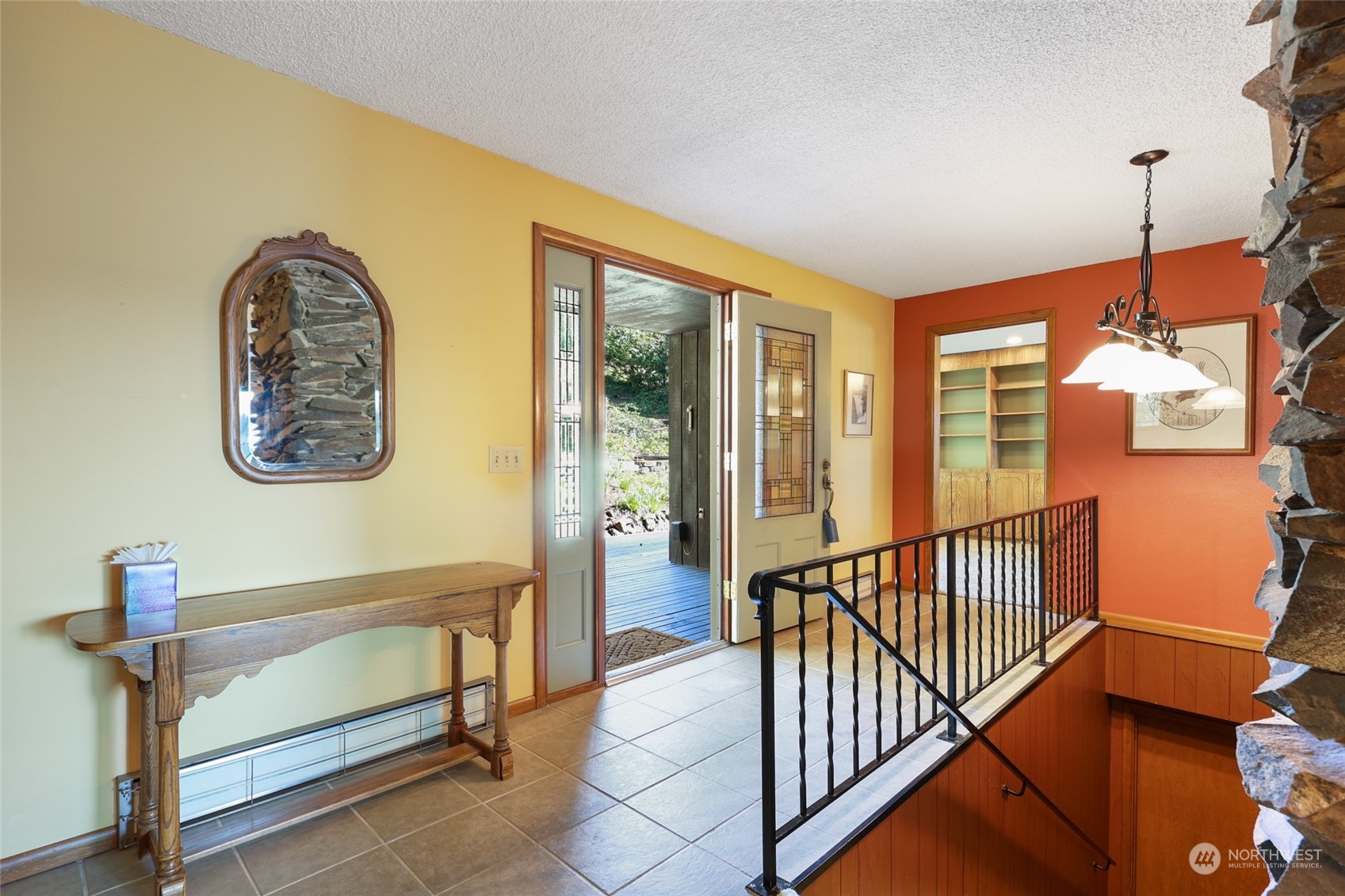 3545 Boston Harbor Road Northeast Olympia, WA 98506 - Photo 4 of 36 a view of staircase with furniture and a window