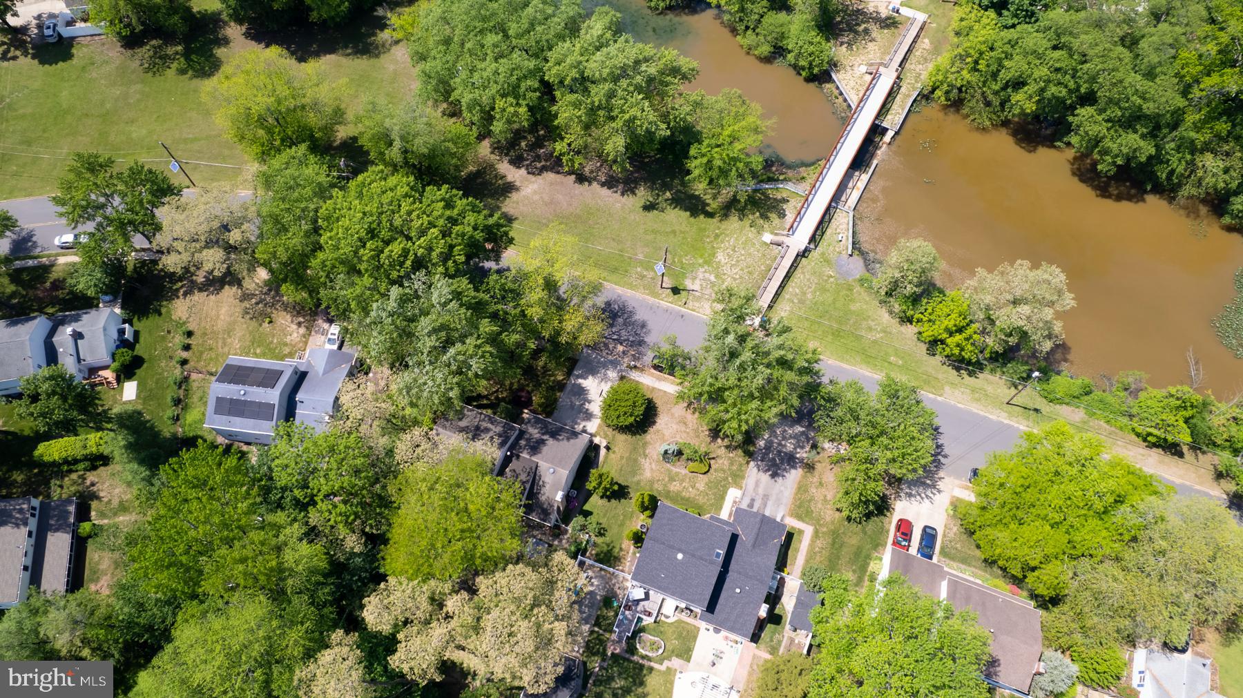 48 Sunset Drive Mount Holly, NJ 08060 - Photo 42 of 46 an aerial view of house with yard swimming pool and outdoor seating