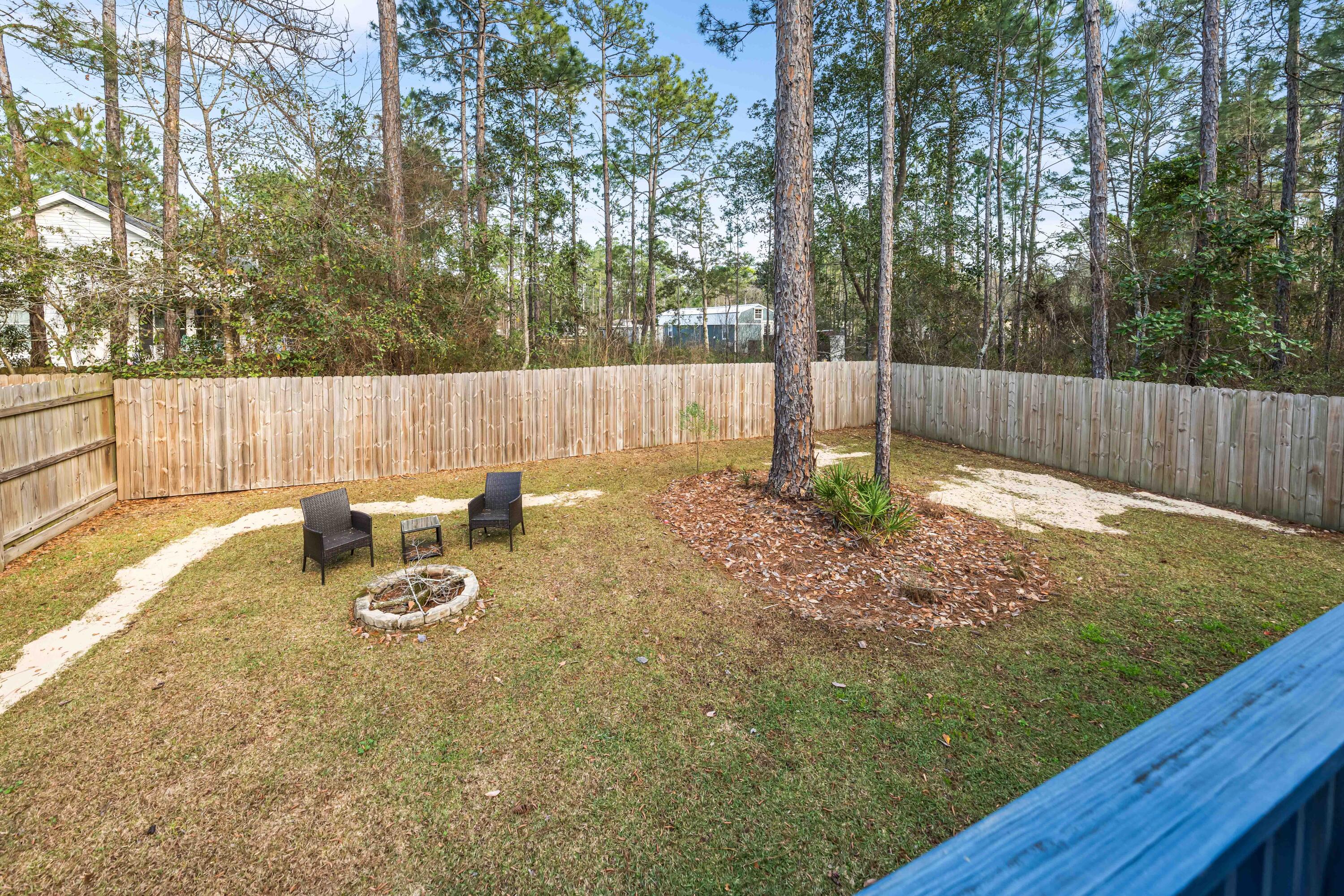 68 Central 8th Street Santa Rosa Beach, FL 32459 - Photo 30 of 43 Fenced Backyard