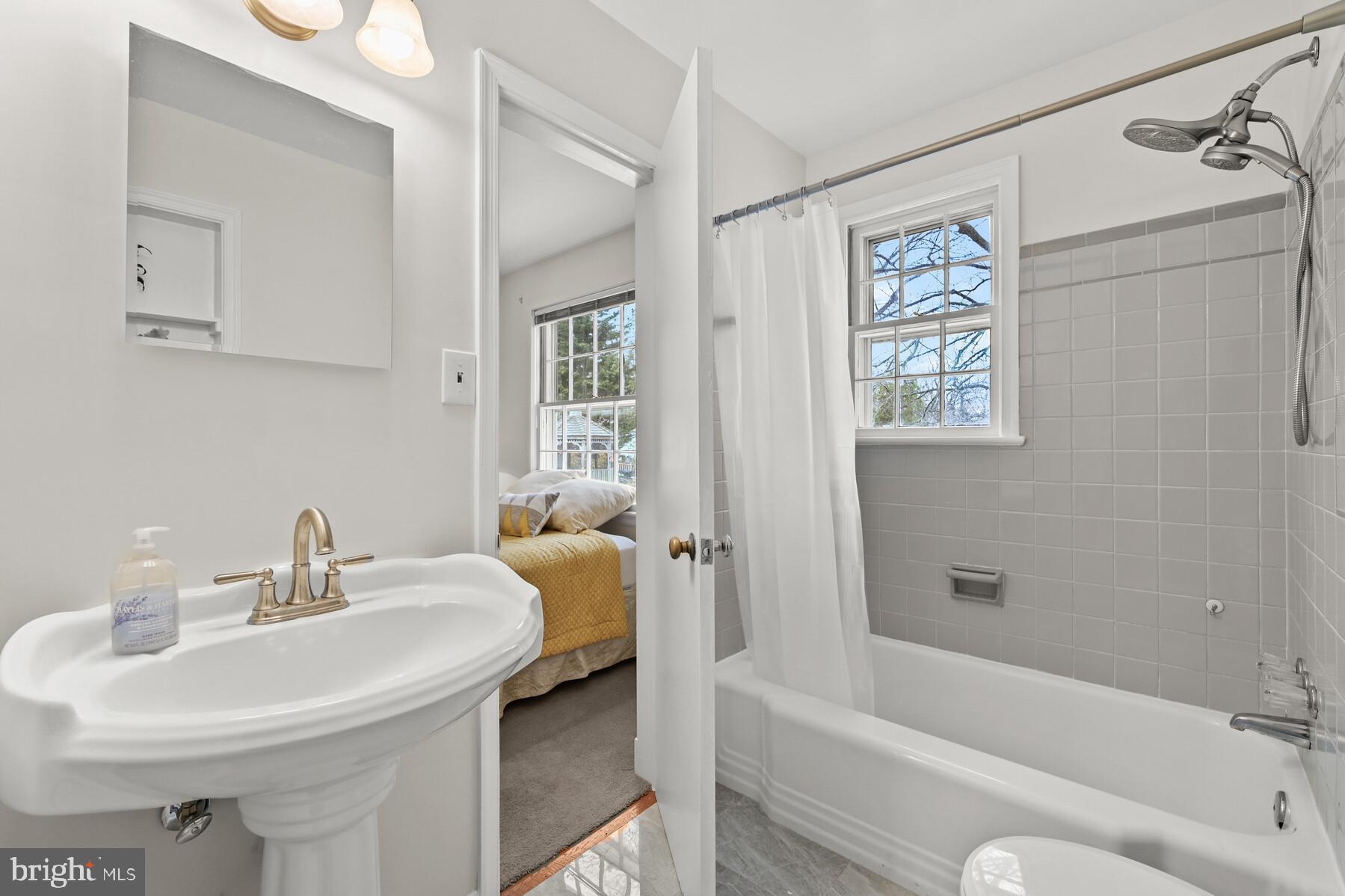 5612 Marengo Road Bethesda, MD 20816 - Photo 24 of 38 Hall Bath open to Bedroom #3