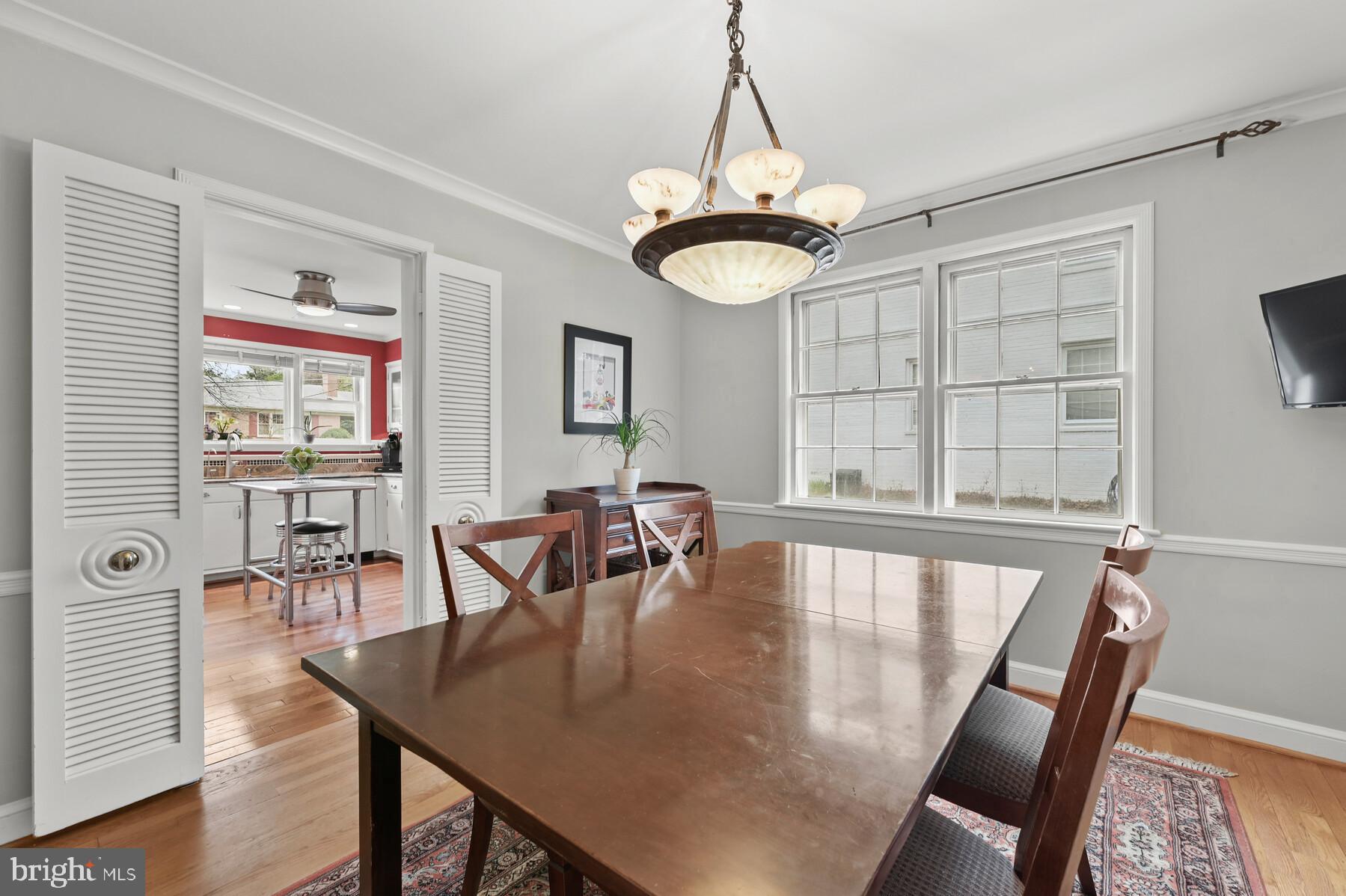 5612 Marengo Road Bethesda, MD 20816 - Photo 9 of 38 Dining room to Kitchen