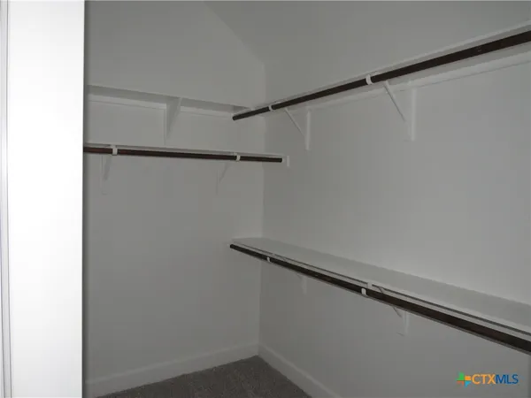 a close up view of racks on the wall