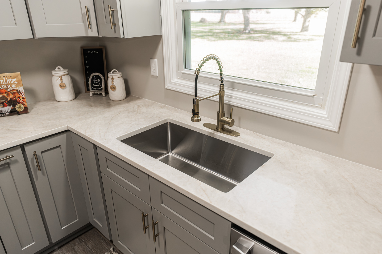 21044 Virginia Road DeKalb, IL 60115 - Photo 13 of 58 a kitchen with a sink and washing machine