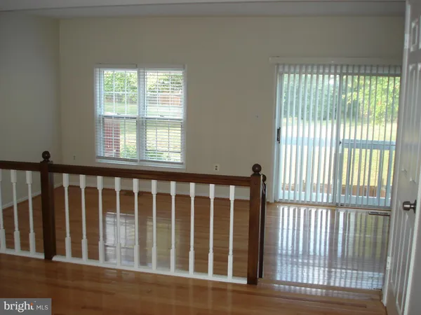 a view of a balcony