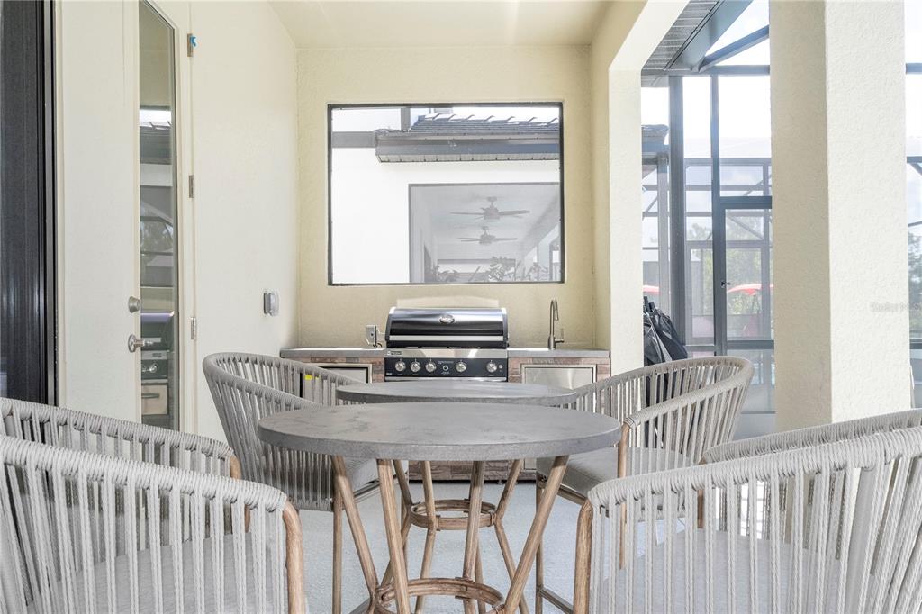 5887 High Seas Drive Orlando, FL 32821 - Photo 28 of 93 a view of a dining room with furniture window and outside view