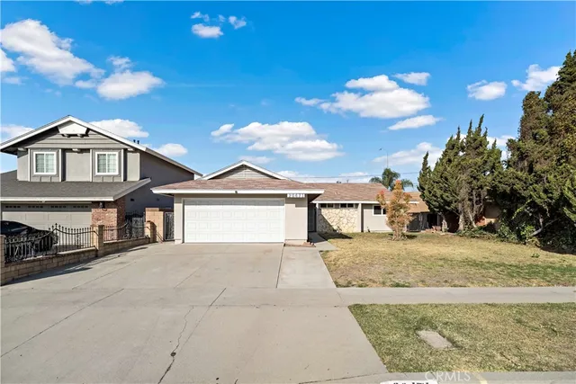 a view of a house with a outdoor space