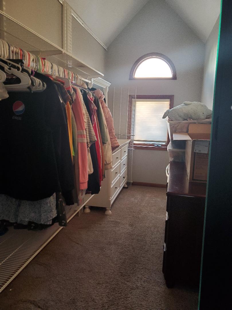 1385 Stonegate Road Algonquin, IL 60102 - Photo 25 of 32 a view of walk in closet with clothes and shoes