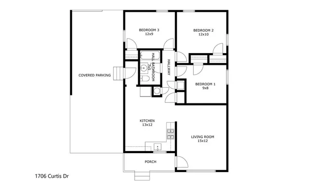 a picture of a floor plan