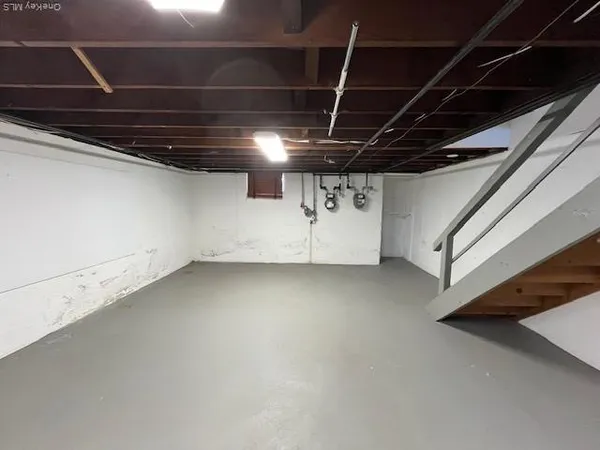 a view of storage and utility room