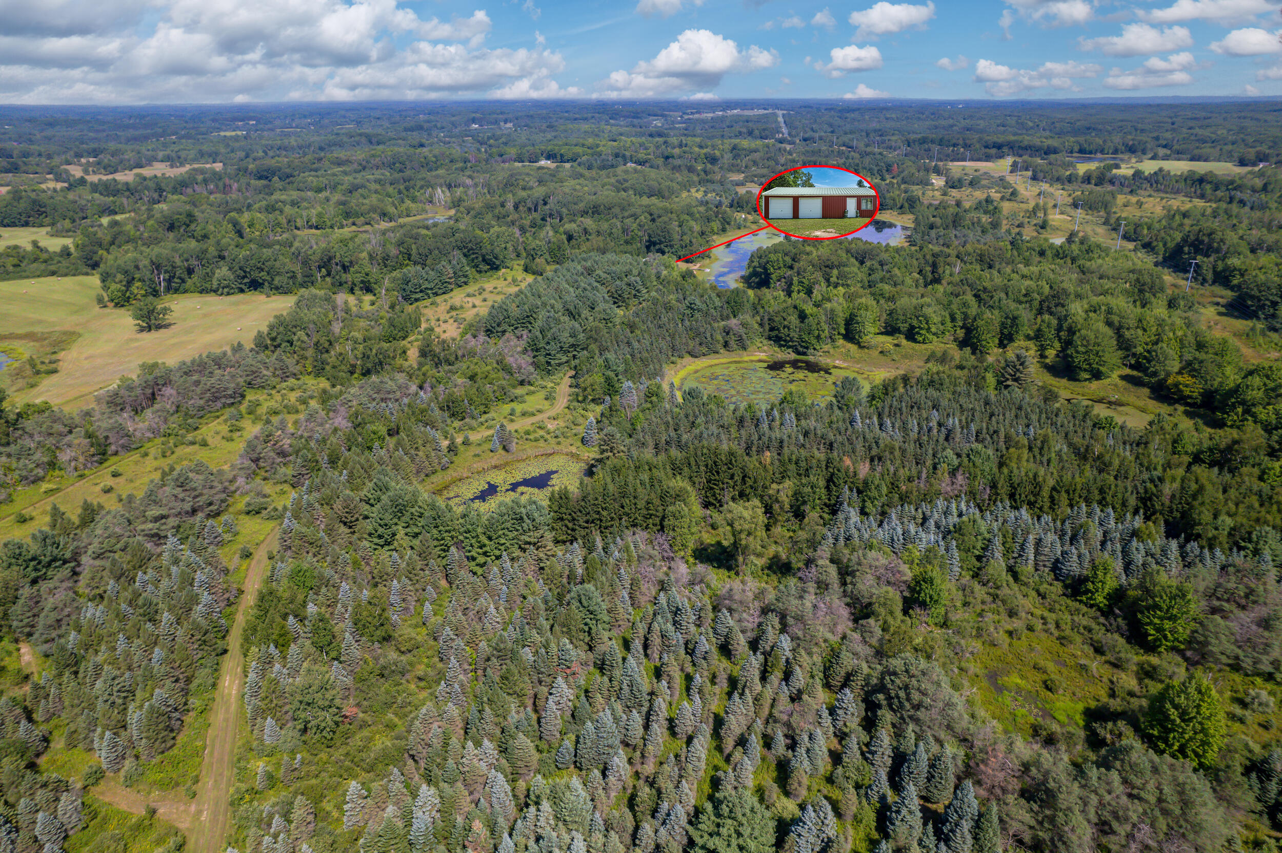 16406 9 Mile Road Reed City, MI 49677 - Photo 18 of 41 Aerial