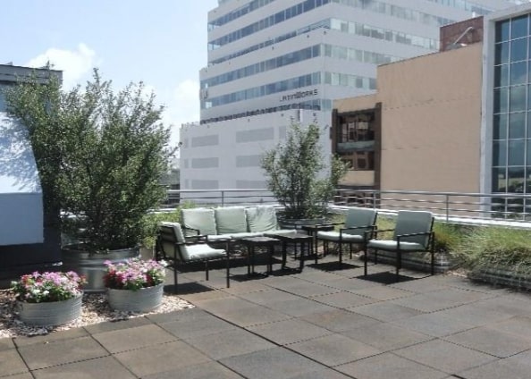 800 Brazos Street, Unit 1006 Austin, TX 78701 - Photo 26 of 26 a living room with furniture and flowers