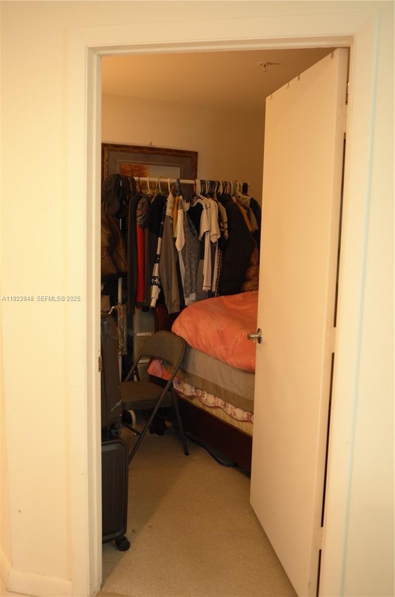 253 Northeast 2nd Street, Unit 908 Miami, FL 33132 - Photo 40 of 47 a bedroom with a bed and a closet