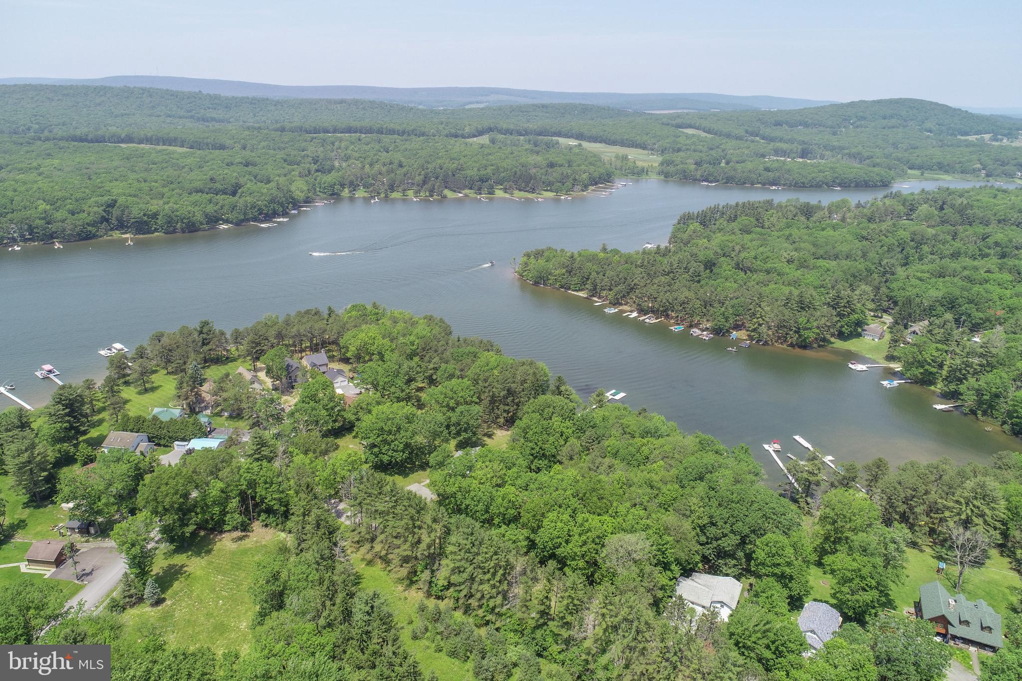 Hazelhurst Road, Unit C Swanton, MD 21561 - Photo 4 of 6 Aerial image of lakefront cove