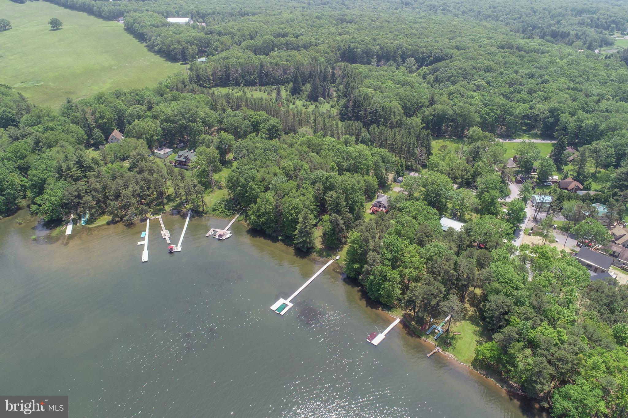 Hazelhurst Road, Unit C Swanton, MD 21561 - Photo 5 of 6 Aerial image of lakefront cove