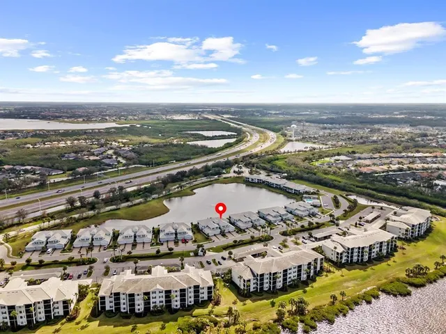 view of a lake with outdoor space