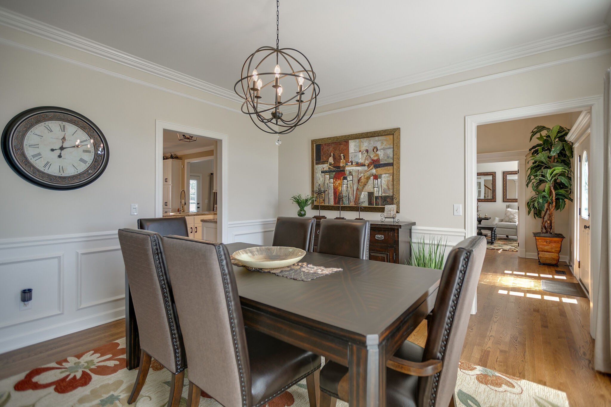 2260 Avery Court Franklin, TN 37067 - Photo 14 of 61 a view of a dining room with furniture wooden floor and a rug