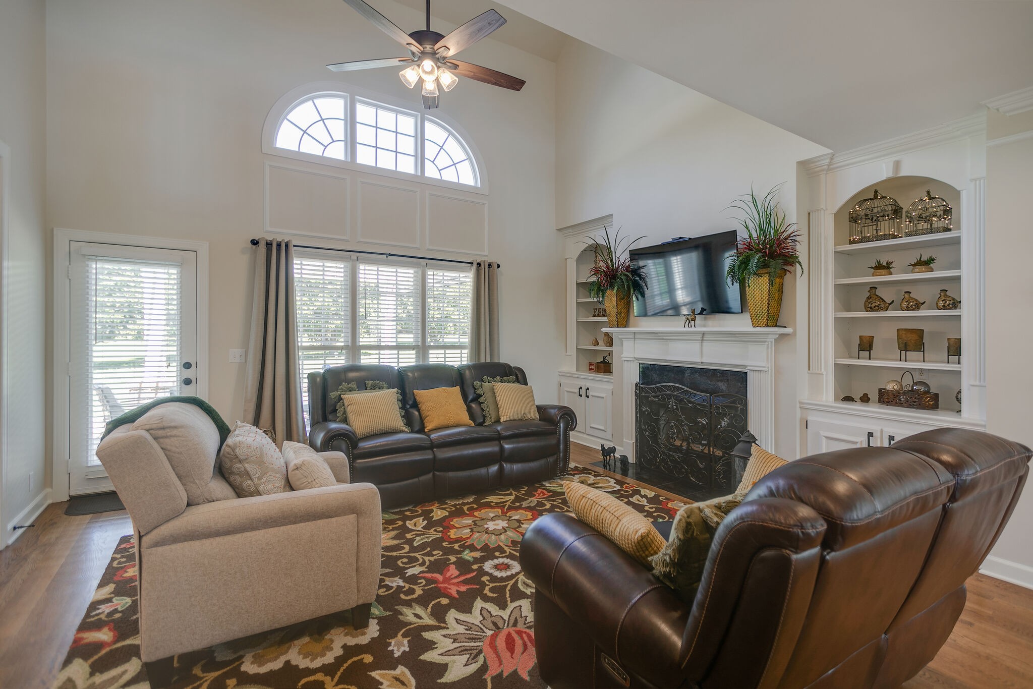 2260 Avery Court Franklin, TN 37067 - Photo 18 of 61 a living room with furniture fireplace and window