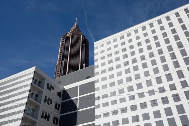 a view of a black and white checkered floor