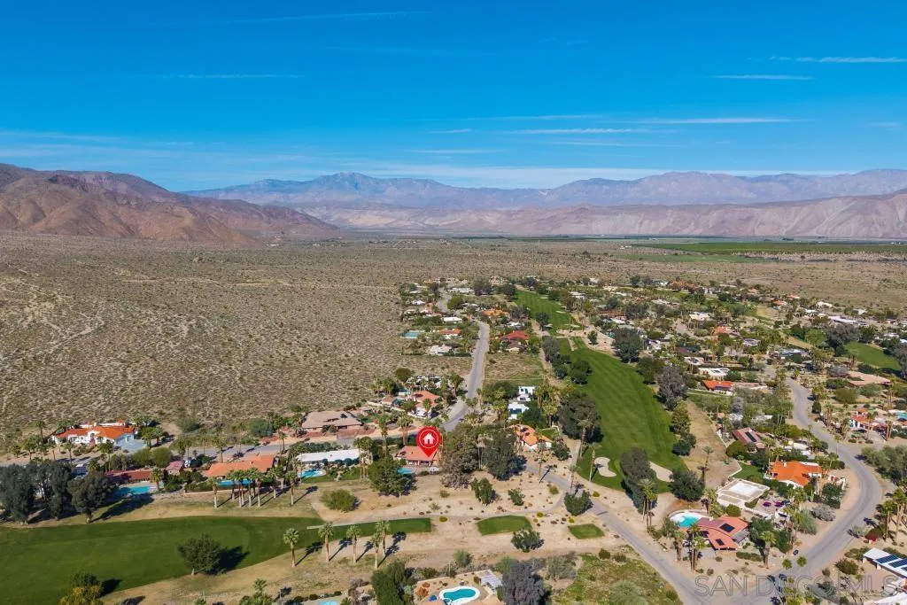 1606 Yaqui Road Borrego Springs, CA 92004 - Photo 48 of 51 a view of a city with mountains in the background