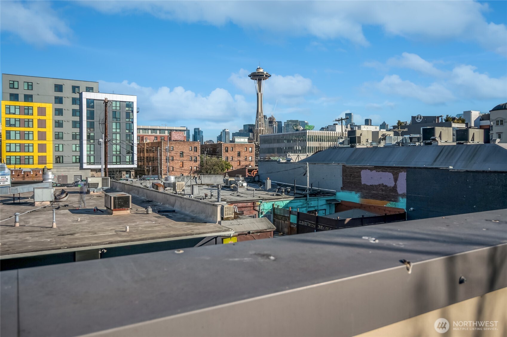 17 West Mercer Street, Unit 217 Seattle, WA 98119 - Photo 32 of 36 a view of a city from a terrace