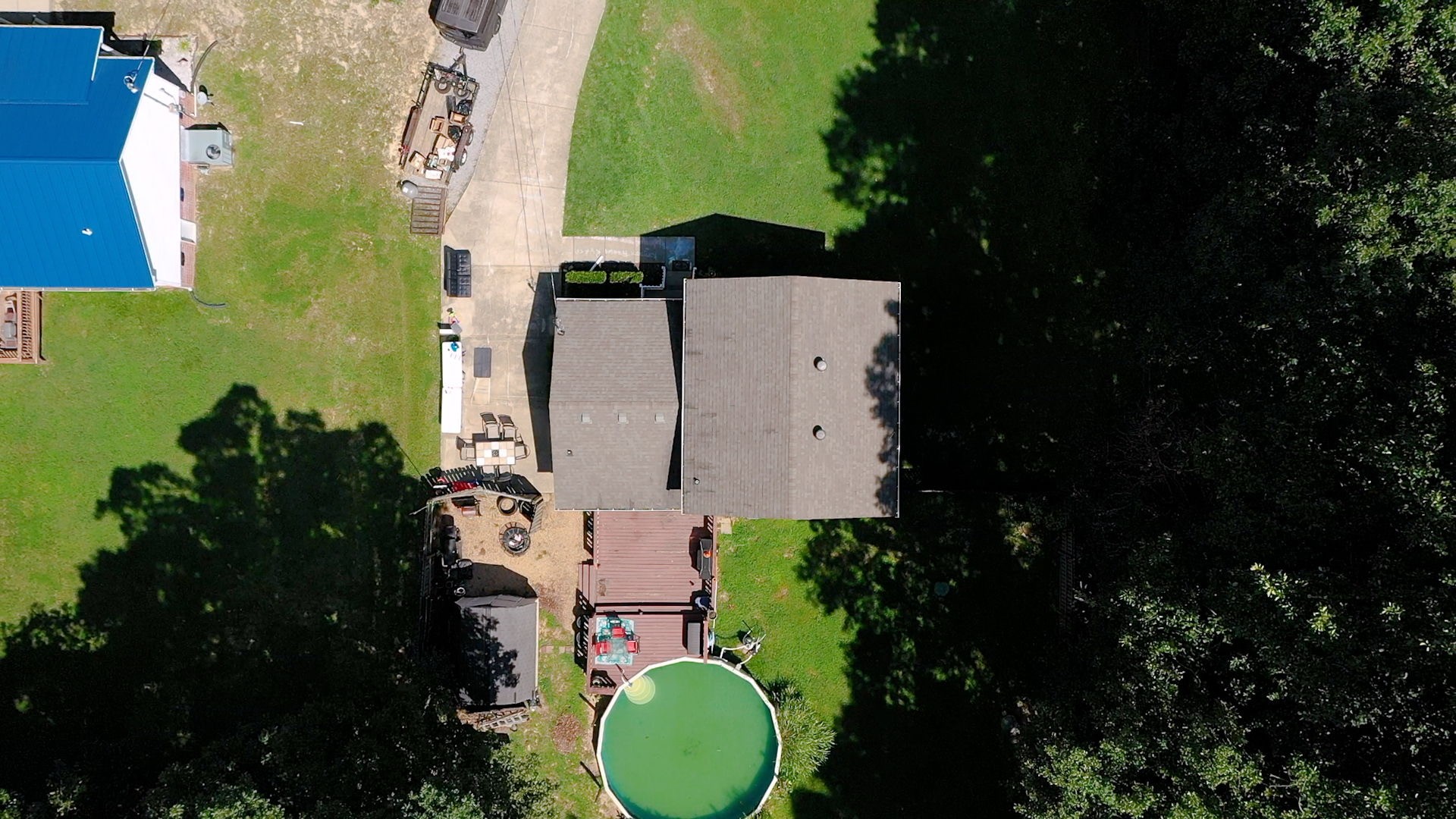 1014 Wildcat Road Dickson, TN 37055 - Photo 33 of 37 view of backyard with outdoor seating and trees