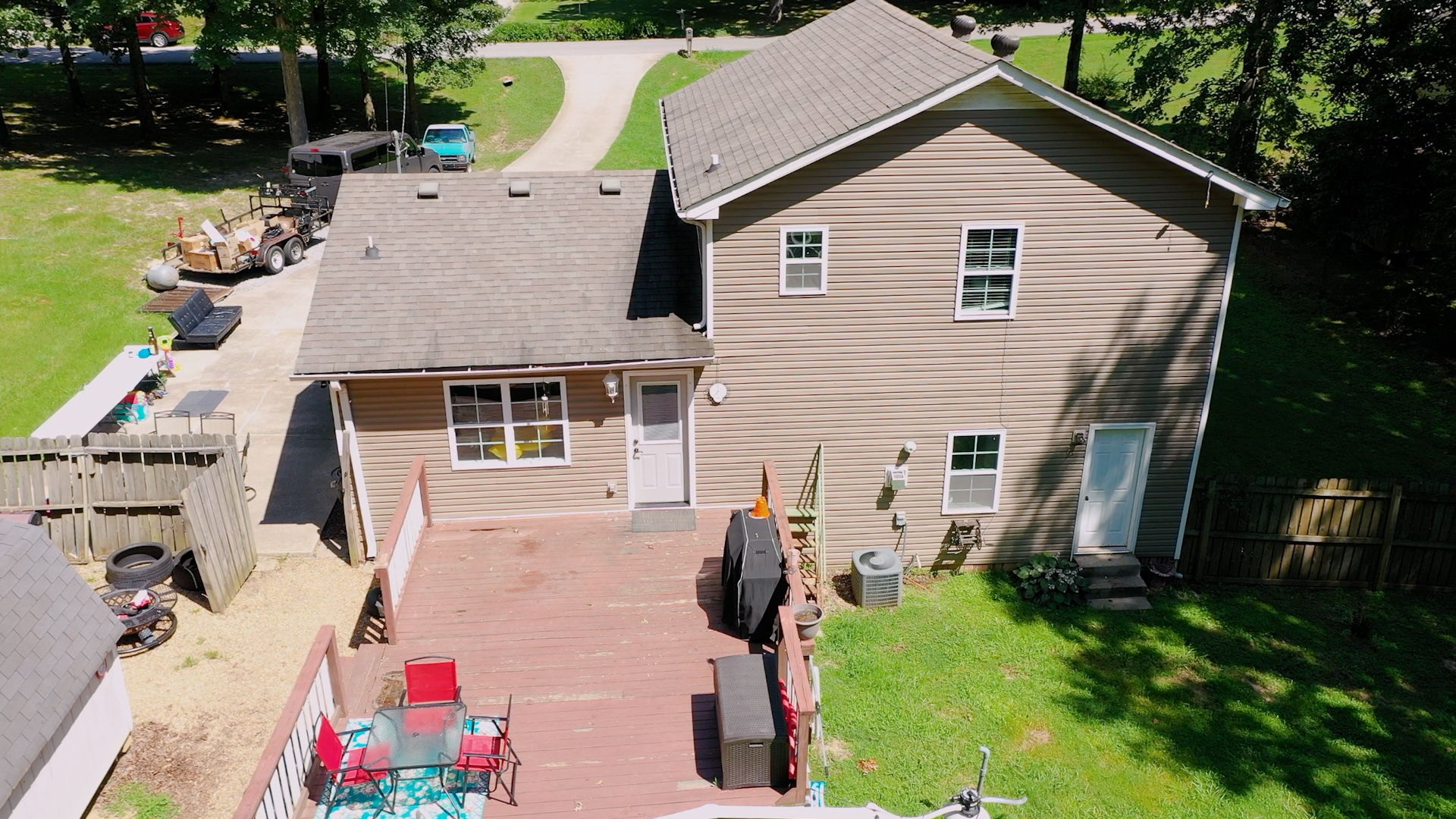 1014 Wildcat Road Dickson, TN 37055 - Photo 35 of 37 a aerial view of a house with a yard