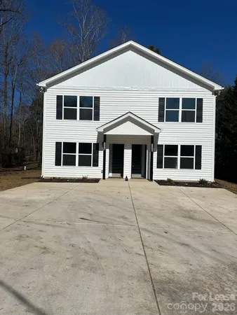 a front view of a building