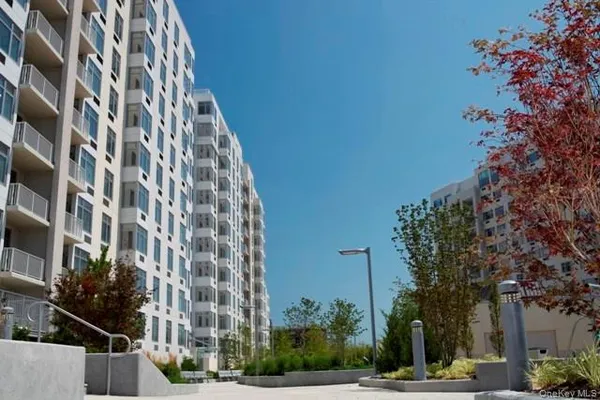 a view of a tall building