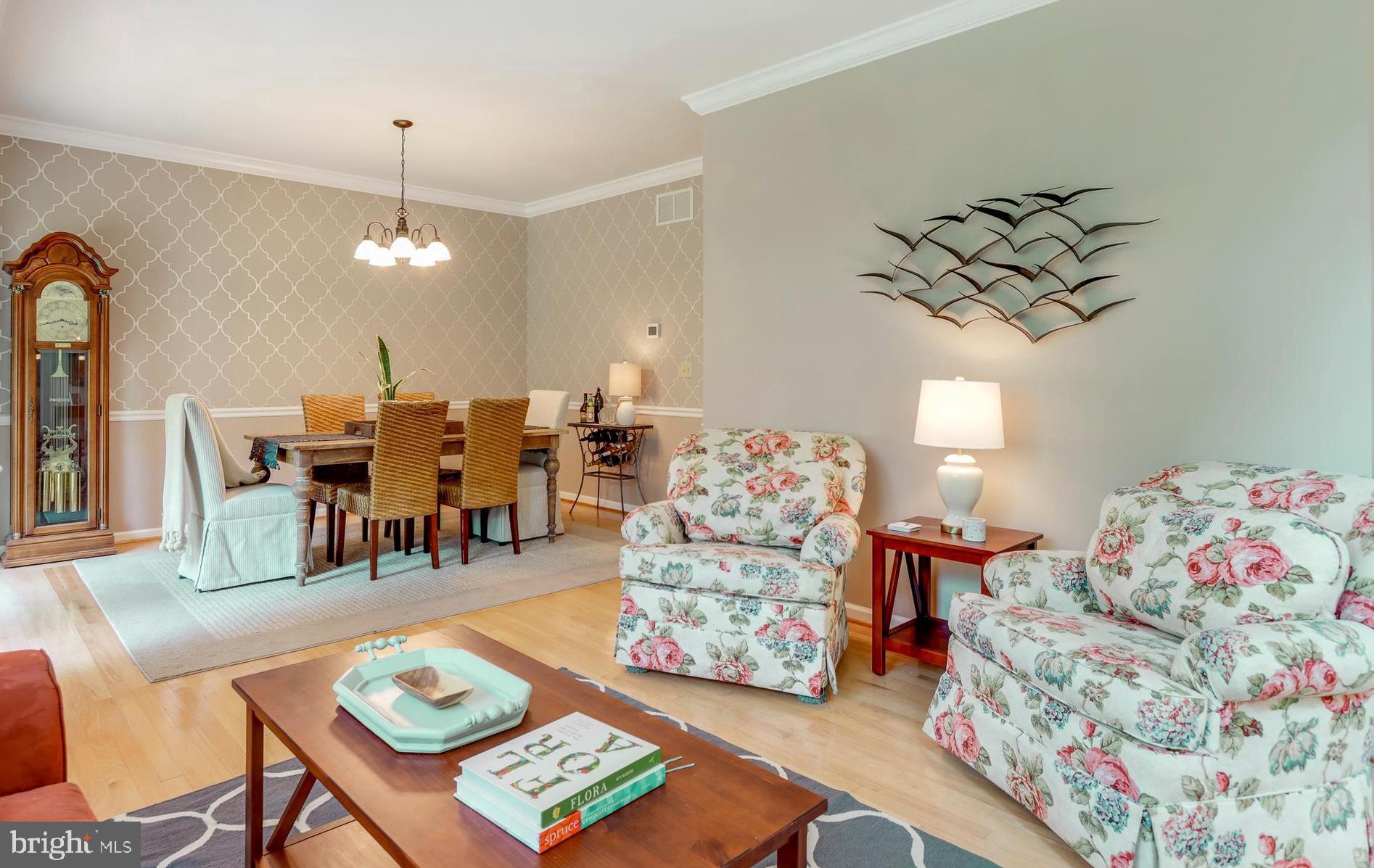 1559 Comanche Road Arnold, MD 21012 - Photo 14 of 44 Seamless Flow into Chandeliered Dining Room