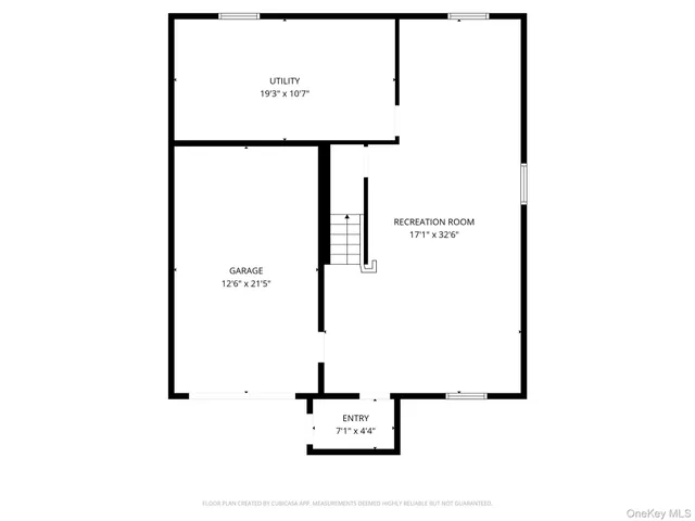 a picture of a park with an bench