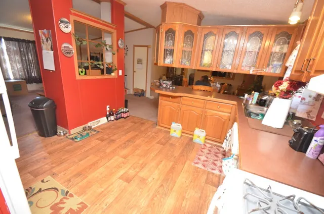 a bedroom with bed and window