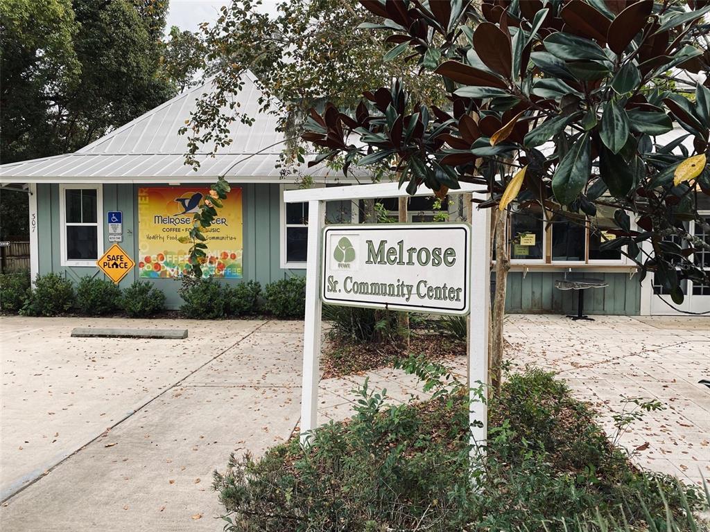 404 Grove Street Melrose, FL 32666 - Photo 24 of 50 a sign on the side of a building