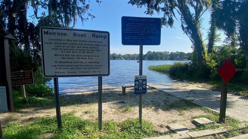 404 Grove Street Melrose, FL 32666 - Photo 36 of 50 a view of a water fountain and a pathway