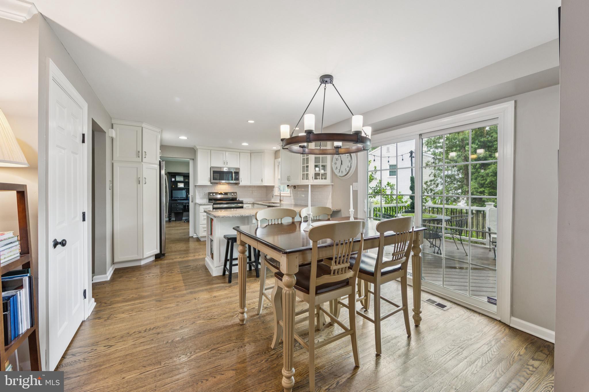 15 Oakford Road Wayne, PA 19087 - Photo 13 of 54 a view of a dining room with furniture window and wooden floor