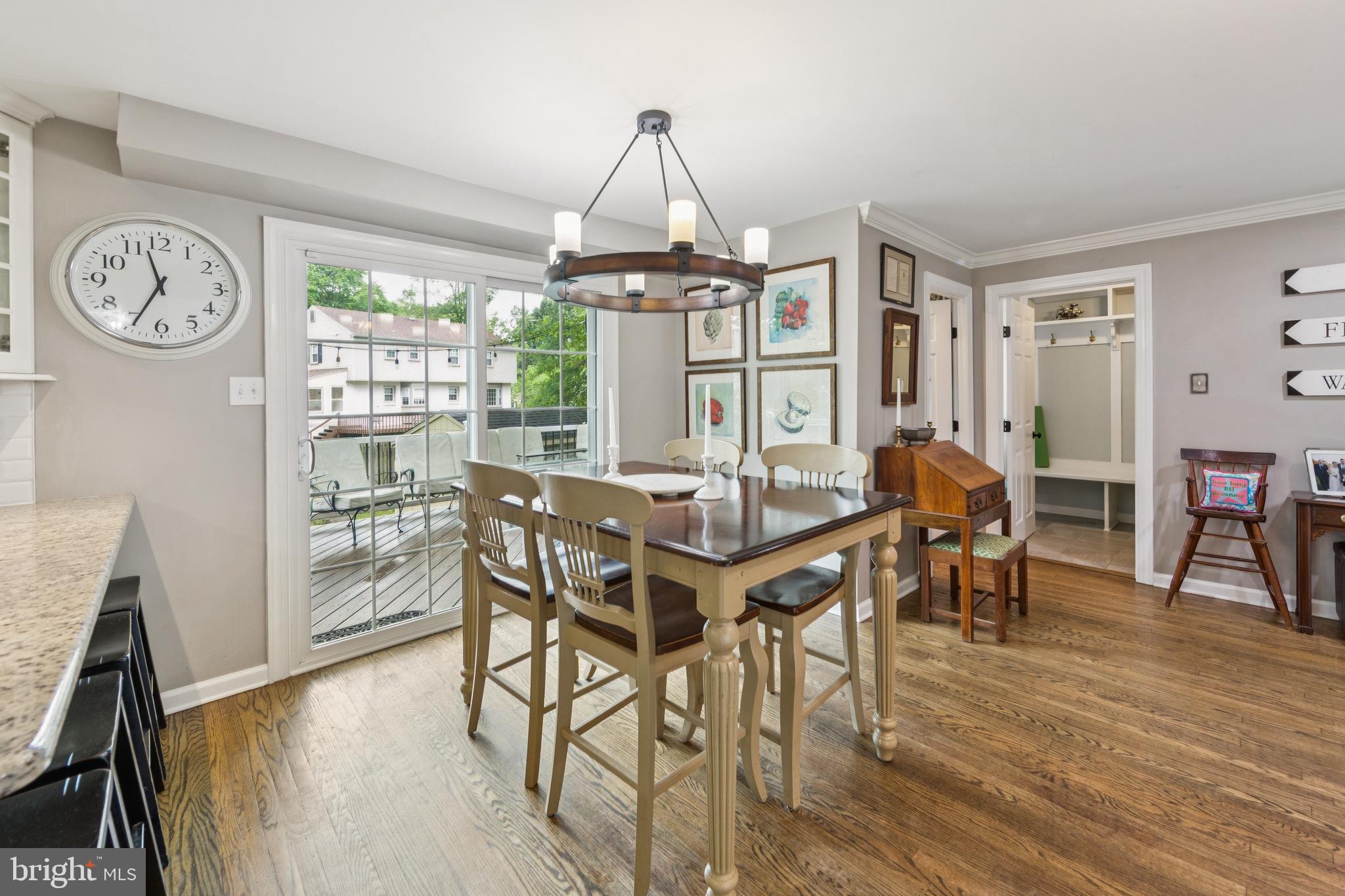 15 Oakford Road Wayne, PA 19087 - Photo 14 of 54 a view of a dining room with furniture window and wooden floor