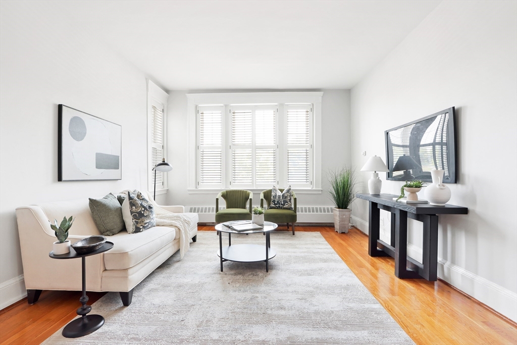 520 Beacon Street, Unit 2F Boston, MA 02215 - Photo 1 of 19 a living room with furniture and a wooden floor