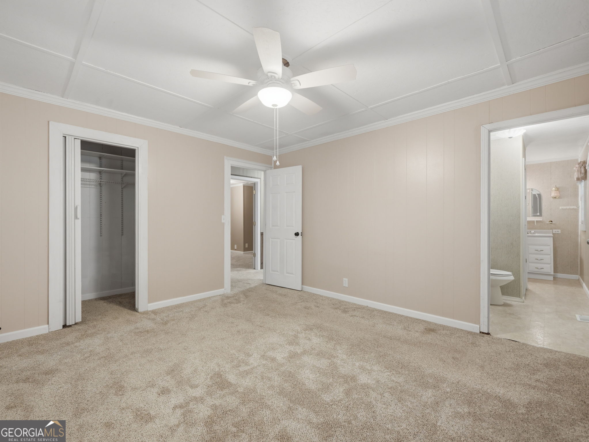 629 Goose Island Road Cherry Log, GA 30522 - Photo 17 of 52 an empty room with fan and entryway