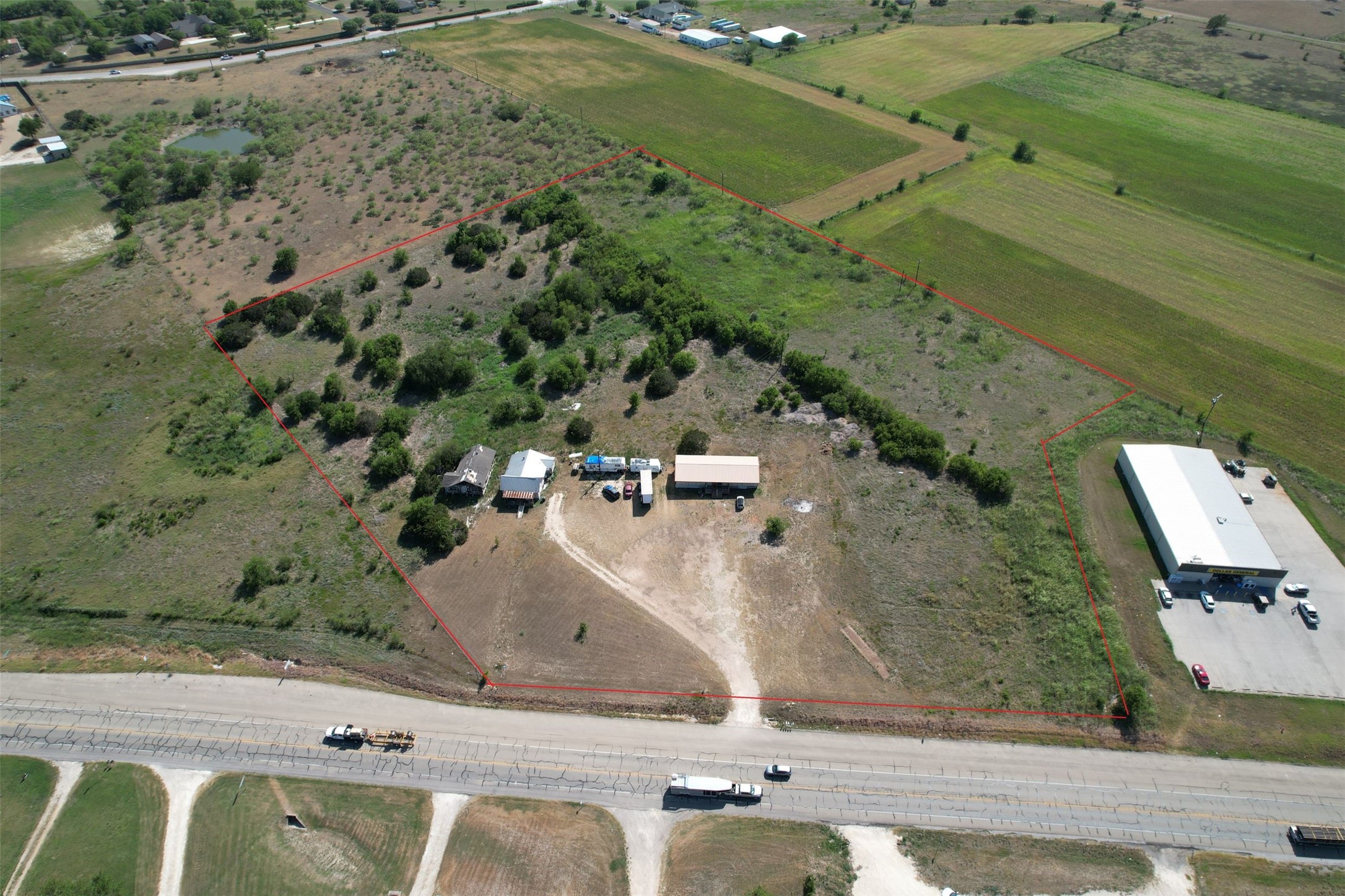 Undisclosed Address Temple, TX 76502 - Photo 13 of 16 an aerial view of a house with a yard