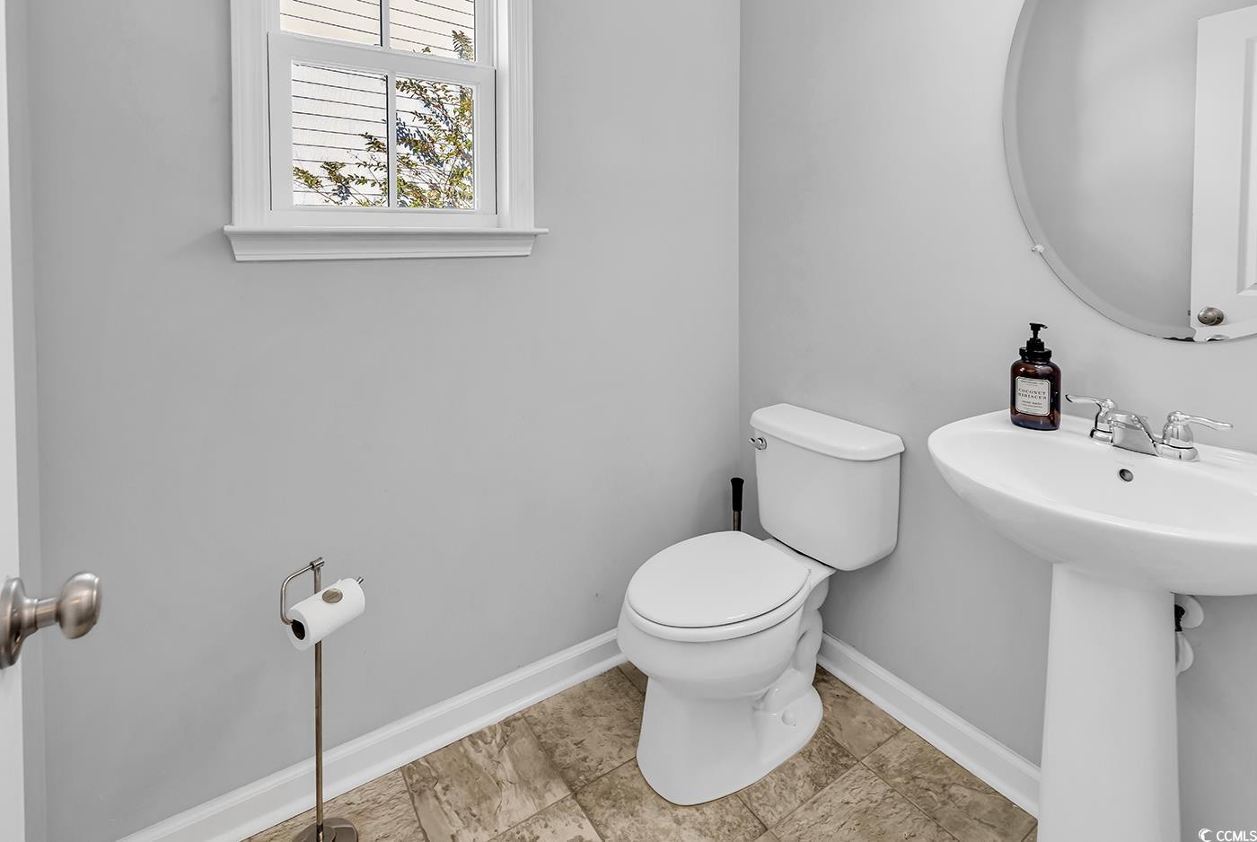 161 Splendor Circle Murrells Inlet, SC 29576 - Photo 11 of 37 Half bathroom featuring baseboards and tile patterned floors