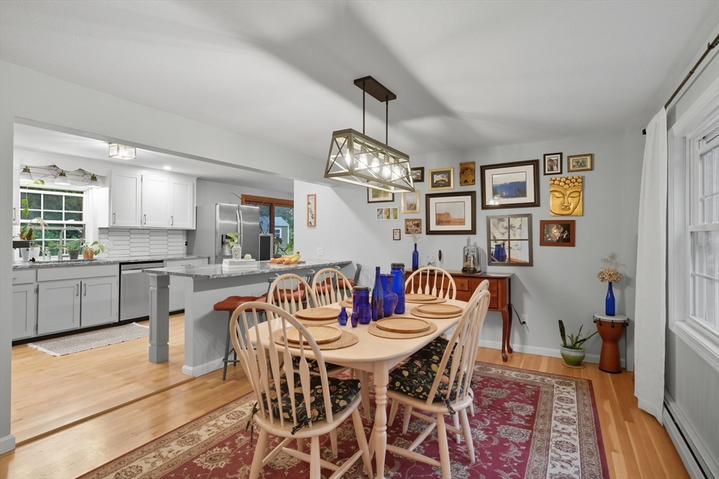 551 West Street Amherst, MA 01002 - Photo 15 of 39 a view of a dining room with furniture and wooden floor