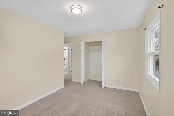 a view of an empty room