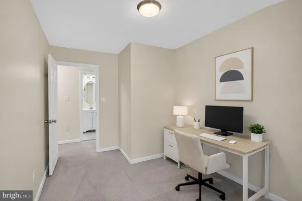 a view of an empty room